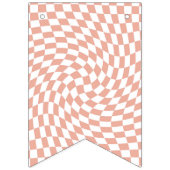 Moderne bedrijfs Logo roze Sjabloon Vlaggetjes (Tweede vlag)