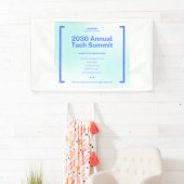 Moderne bedrijfs-tech-top-evenementbanner - 2030 A Spandoek (Insitu)
