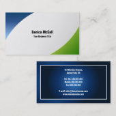 Moderne bedrijfsaangepaste Visitekaartjes (Voorkant / Achterkant)