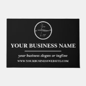 Moderne bedrijfsBedrijf Douane Logo Deurmat (Voorkant)