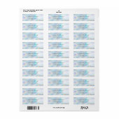 Moderne Bedrijfsbeheerder Retouradres Holografisch Etiket (Full Sheet)