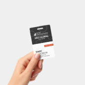 Moderne bedrijfsconferentie-evenement #custom badge (Handheld)