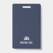 Moderne bedrijfsidentificatie badge (Achterkant)