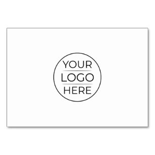 Moderne bedrijfslogo branding kaart