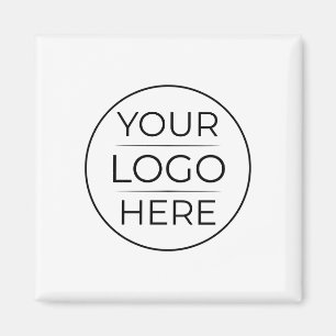 Moderne bedrijfslogo branding magneet