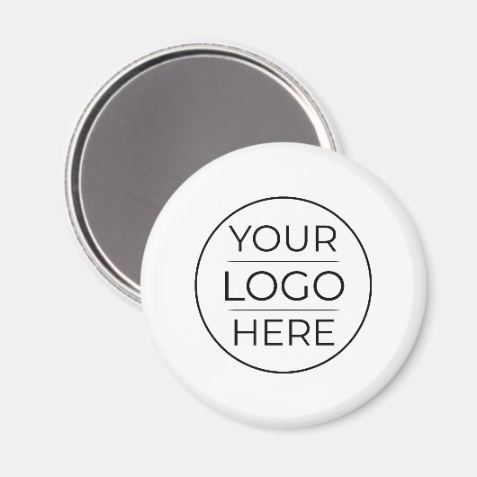 Moderne bedrijfslogo branding magneet (Voorkant / Achterkant)