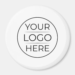 Moderne bedrijfslogo branding magneet