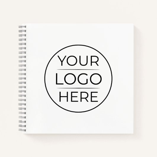 Moderne bedrijfslogo branding notitieboek (Voorkant)