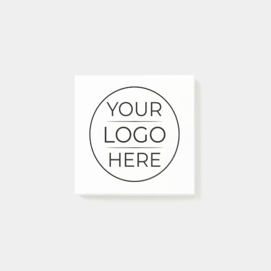 Moderne bedrijfslogo branding post-it® notes (Voorkant)