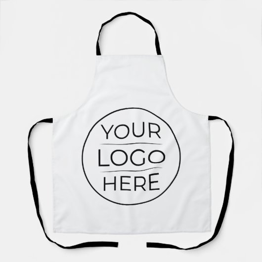 Moderne bedrijfslogo branding schort (Voorkant)