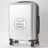 Moderne bedrijfslogo branding sticker (Koffer)