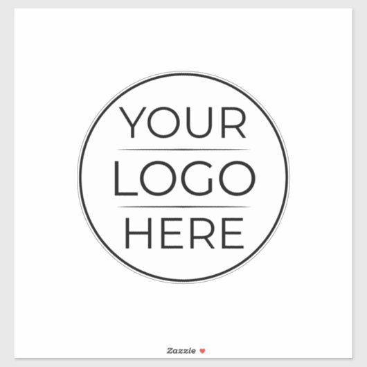 Moderne bedrijfslogo branding sticker (Vel)