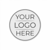 Moderne bedrijfslogo branding sticker (Voorkant)