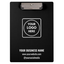 Moderne bedrijfslogo merken pro klembord