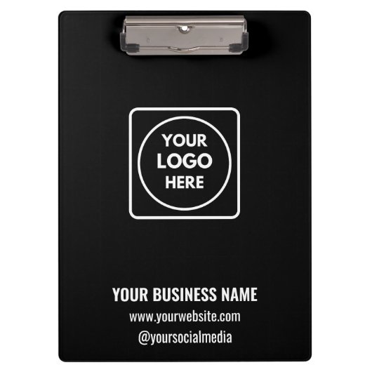 Moderne bedrijfslogo merken pro klembord (Voorkant)