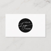 Moderne BedrijfsLogo Professionele QR Code Visitekaartje (Voorkant)