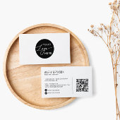 Moderne BedrijfsLogo Professionele QR Code Visitekaartje