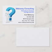 Moderne bedrijfsmarketingadvies visitekaartje (Voorkant / Achterkant)