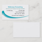 Moderne bedrijfsmarketingadvies visitekaartje (Voorkant / Achterkant)