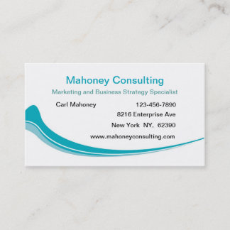 Moderne bedrijfsmarketingadvies visitekaartje