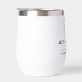 Moderne bedrijfsnaam of Logo Thermal Wine Tumbler (Rechts)