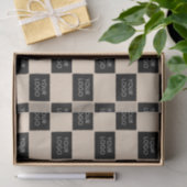 Moderne bedrijfsPromo Verpakkingsbeige Logo van he Tissuepapier (Geschenk)