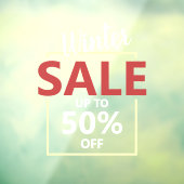 Moderne bedrijfsuitveringsadvertentie promotie raamsticker (Vel 3)