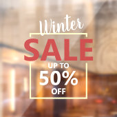 Moderne bedrijfsuitverkoopreclame promotie raamsticker (Vel 2)