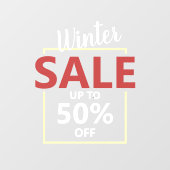 Moderne bedrijfsuitverkoopreclame promotie raamsticker (Vel)