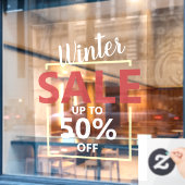 Moderne bedrijfsverkoop Reclame Promotie  Raamsticker (Cafe Raam)