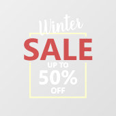 Moderne bedrijfsverkoop Reclame Promotie  Raamsticker (Vel)