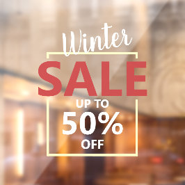 Moderne bedrijfsverkoopreclamepromotie  raamsticker