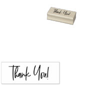 Moderne bedrijven - Bedankt script Rubberstempel (Gestempeld)