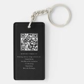 Moderne bedrijven sleutelhanger (achterkant)