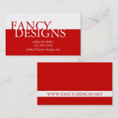 Moderne bedrijven visitekaartje (Voorkant / Achterkant)