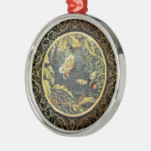 Moderne  Bee & Vlinder in Spinnenweb Metalen Ornament (Links)