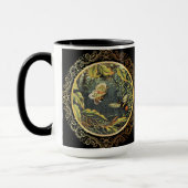 Moderne  Bee & Vlinder in Spinnenweb Mok (Links)