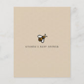 Moderne beenderen voor Baby Advice Card (Achterkant)