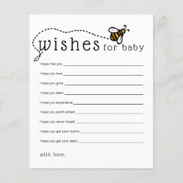 Moderne beenderen voor Baby Advice Card