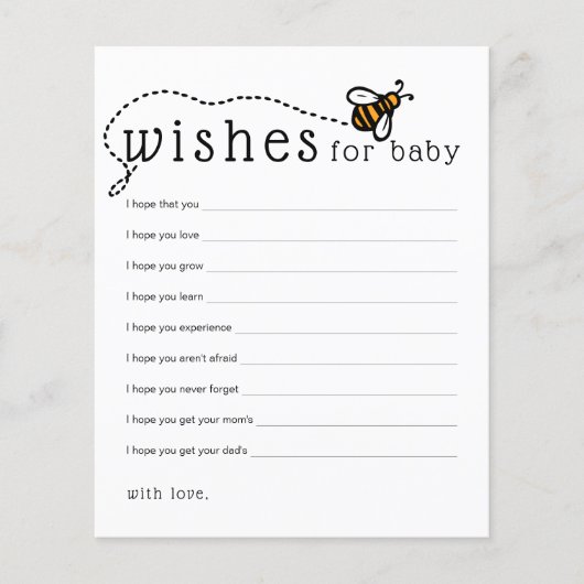Moderne beenderen voor Baby Advice Card (Voorkant)