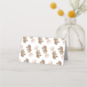 Moderne Beer ballon, eerste geboortemkaart Plaatskaartje (Achterkant)