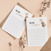 Moderne Beer Birthday Time Capsule Message Kaart