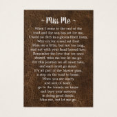 Moderne begrafenis 3 Foto Memorial Prayer Kaart (Achterkant)