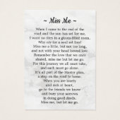 Moderne begrafenis 3 Foto Memorial Prayer Kaart (Achterkant)