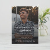 Moderne begrafenis | Fotoviering van het leven Kaart (Staand voorkant)