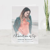 Moderne begrafenis | Fotovolgorde van service volt Programma (Voorkant)