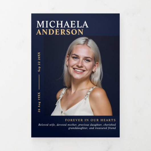 Moderne begrafenis / gedenkteken / viering van het drieluik programma (Cover)