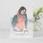 Moderne begrafenis | Herdenking van de levensdenkb Bedankkaart (Staand voorkant)