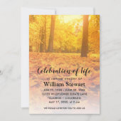 Moderne begrafenis | Hernieuwde herfst van het bos Kaart (Voorkant)