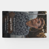 Moderne begrafenis | Viering van de biologie Spandoek (Horizontaal)